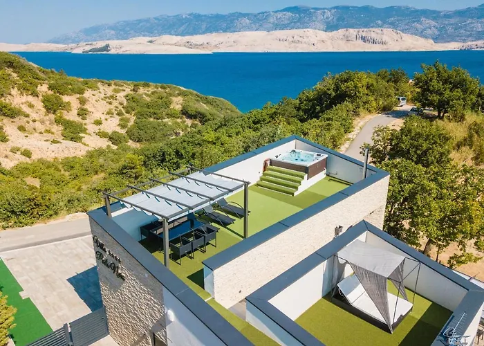 Luxury With A Swimming Pool Bosana, Pag - 19824 Villa